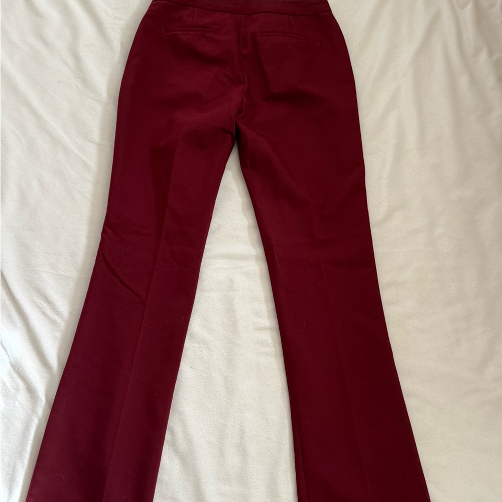 The Limited Deep Red Flare Pants